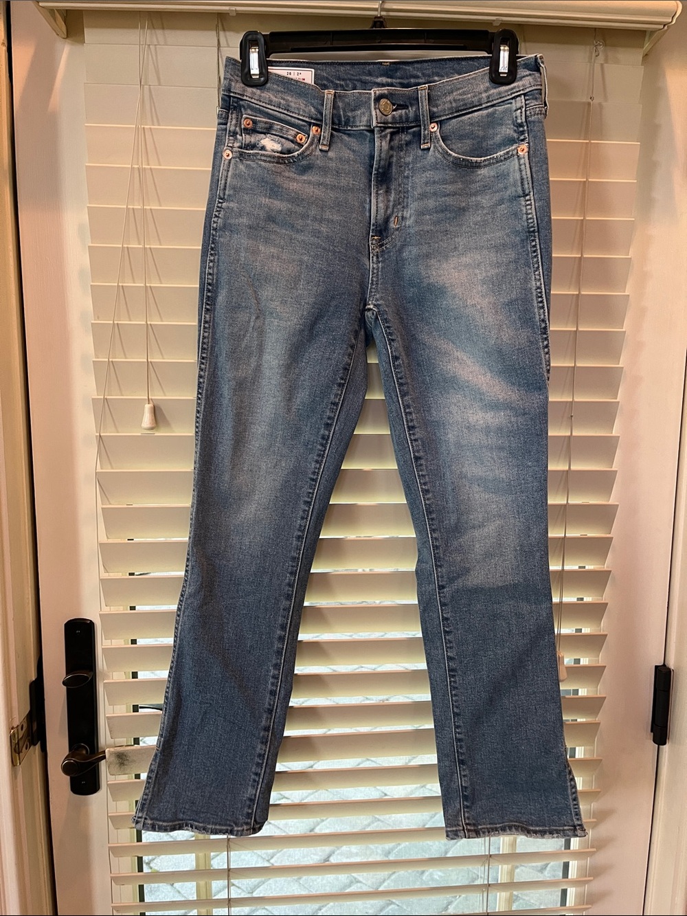 GAP Faded Blue Wide-Leg Jeans